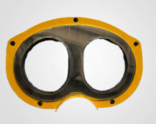 Putzmeister TK50 Stationary Pump Parts Spectacle Wear Plate 292817001 Carbide And Hard Face