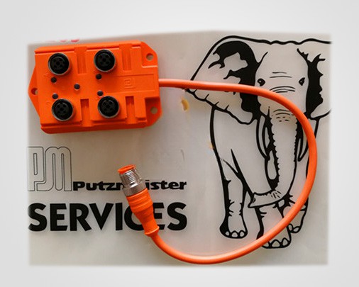 Putzmeister Concrete Pump Proximity Junction Box 4 Way CYL 1&2 462265